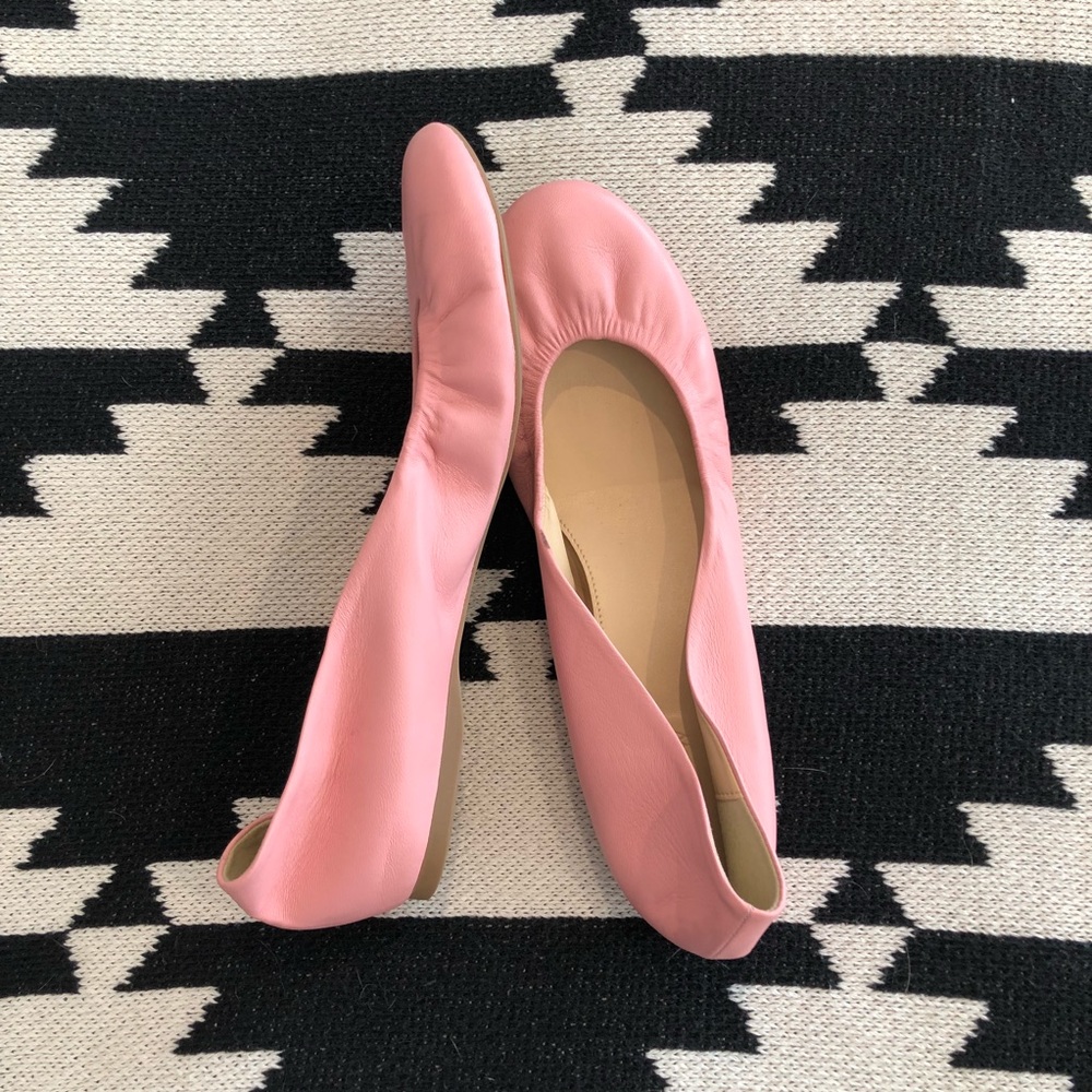 Pink J. Crew Cece flats